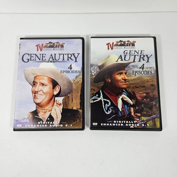 Gene Autry TV Classic Westerns 8 Features 2 DVD Set Full Screen Digitally Enhanc - Picture 2 of 6